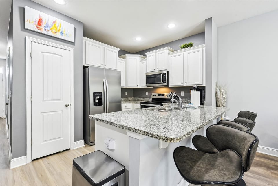 Kitchen and Island