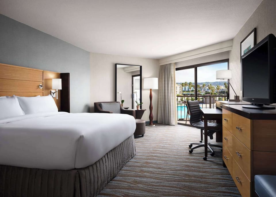 Stretch out in a spacious room with calming views.