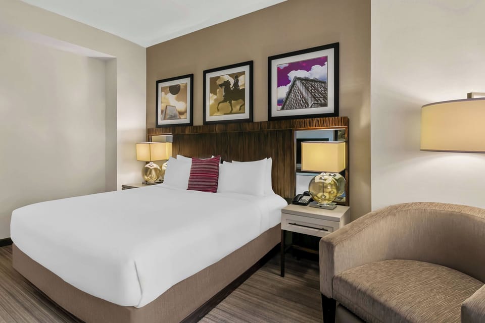 Sink into plush pillows for a deeply restorative night’s sleep.