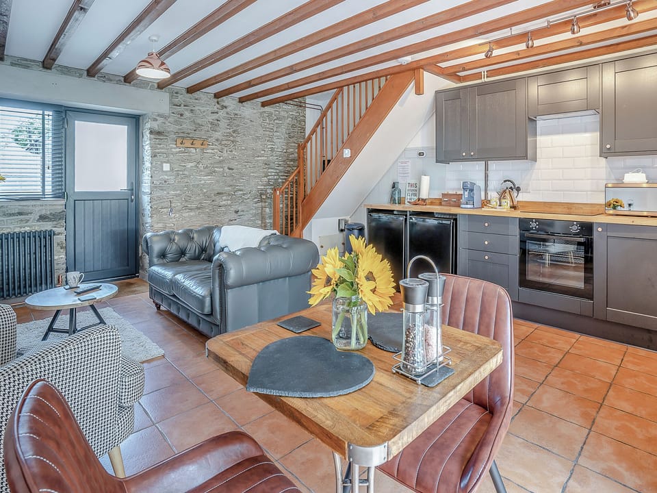 Open plan living space | Sheep Shed - Gaer Cottages, Cribyn, Lampeter