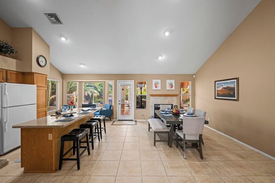 A warm and welcoming space to share meals and memories.