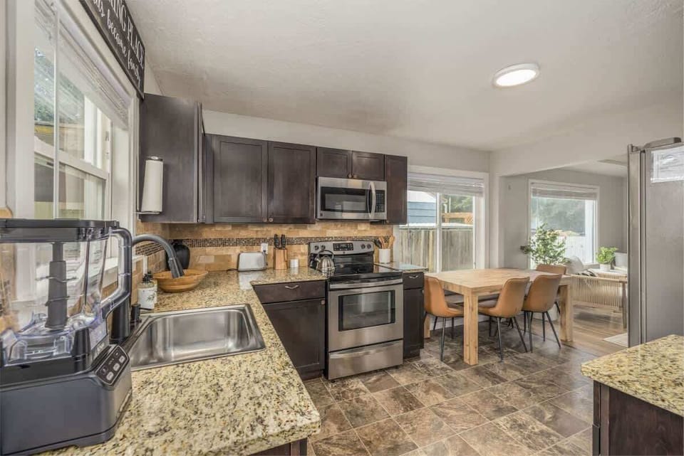 Spacious kitchen with updated appliances
