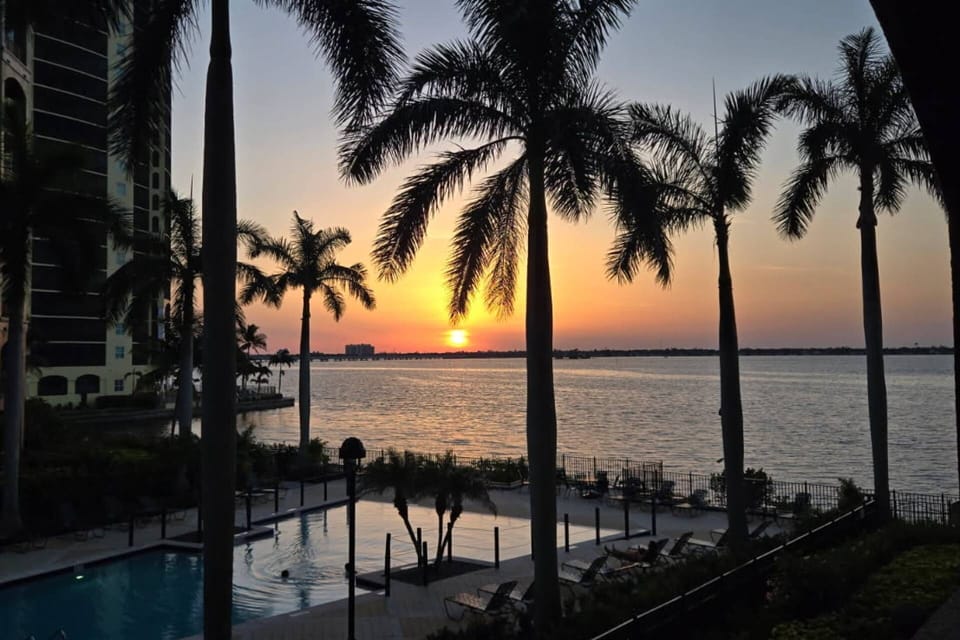 Experience night after night of unforgettable sunsets over the Caloosahatchee River, right from your private, 2nd floor balcony.