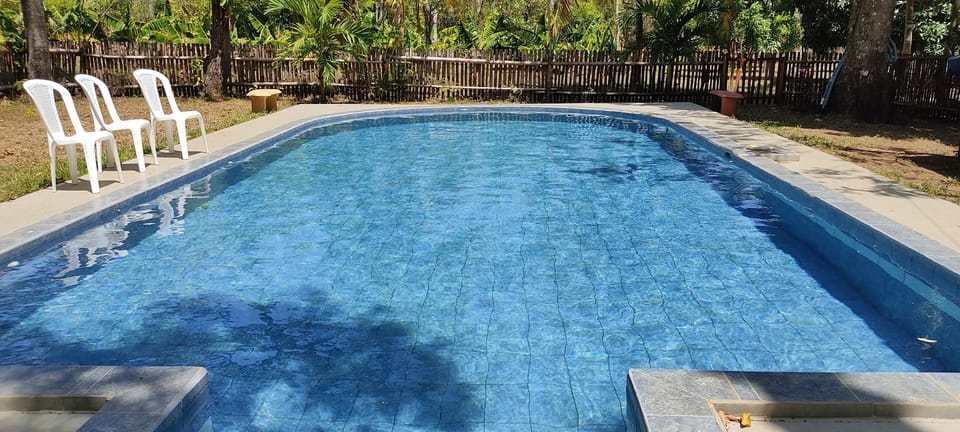 Large swimming pool