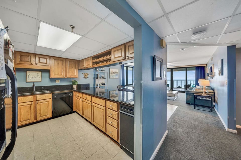 Fully stocked kitchen