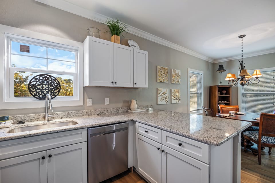 Carey Me Away Unit 39C at Purple Parrot - Updated, modern kitchen is fully equipped.