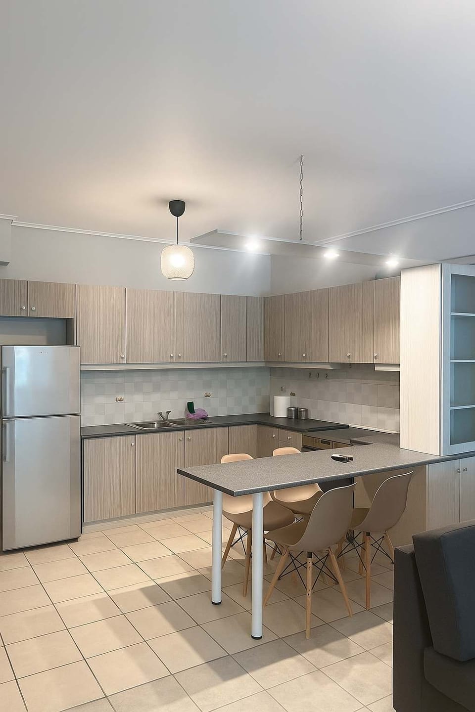 Kitchen and dining area