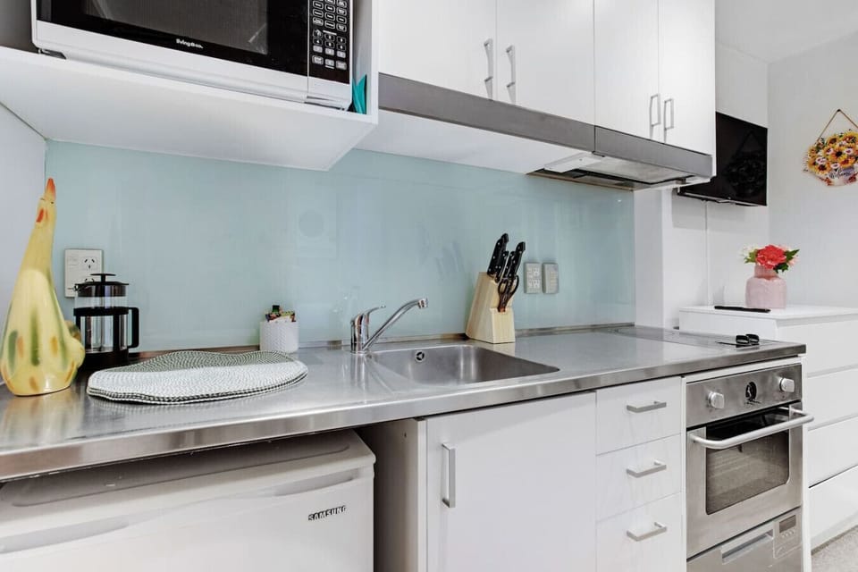 The kitchen has everything you need if you want to prepare meals at home.