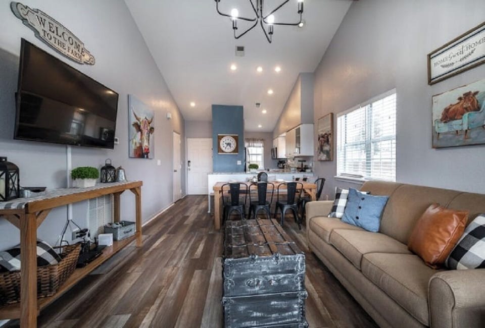 Living room with Smart TV