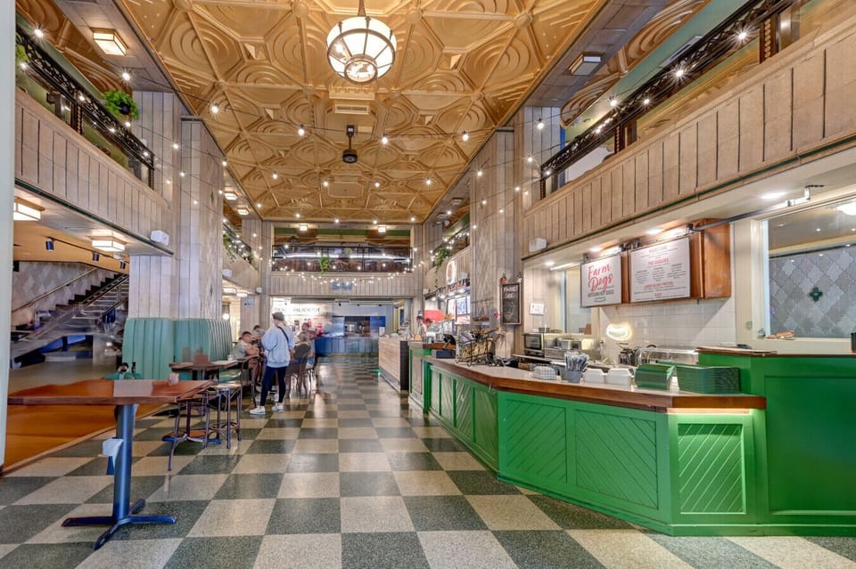 Food Court Featuring Local Restaurants