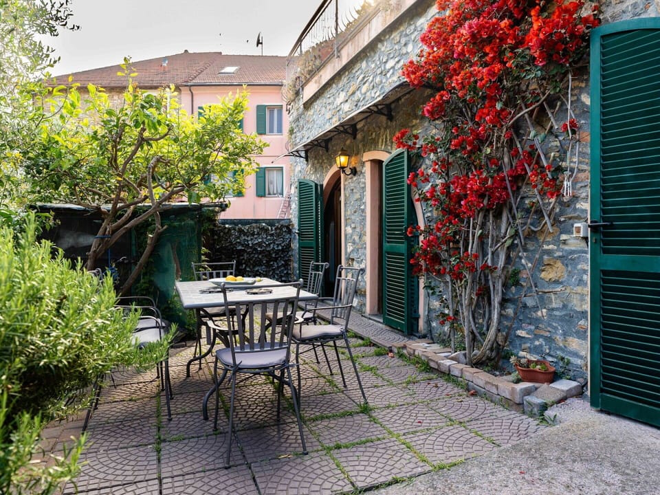 Furniture, Table, Outdoor Table, Outdoor Furniture, Chair, Garden, Shade, Flowerpot, Landscaping, Kitchen & Dining Room Table