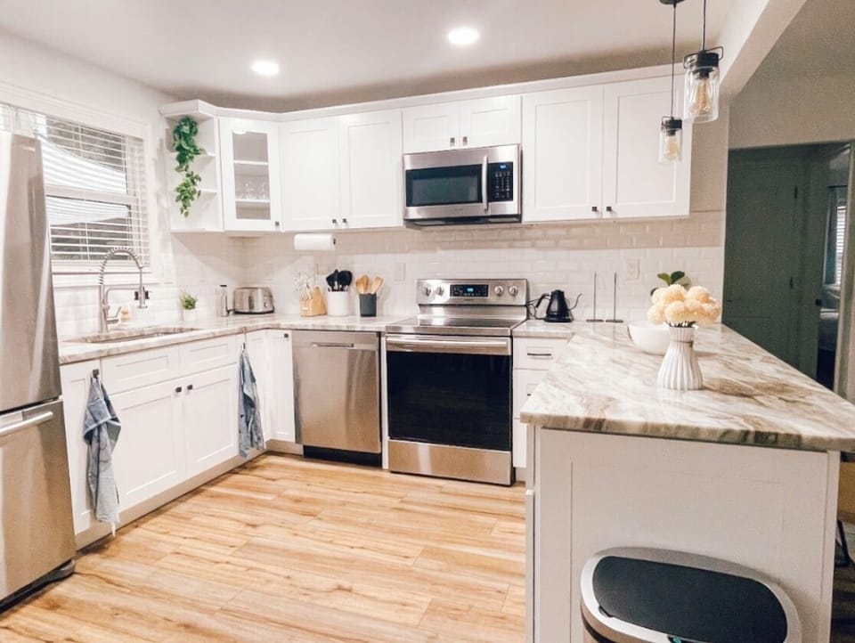 Cook for everyone in this fully stocked gourmet kitchen
