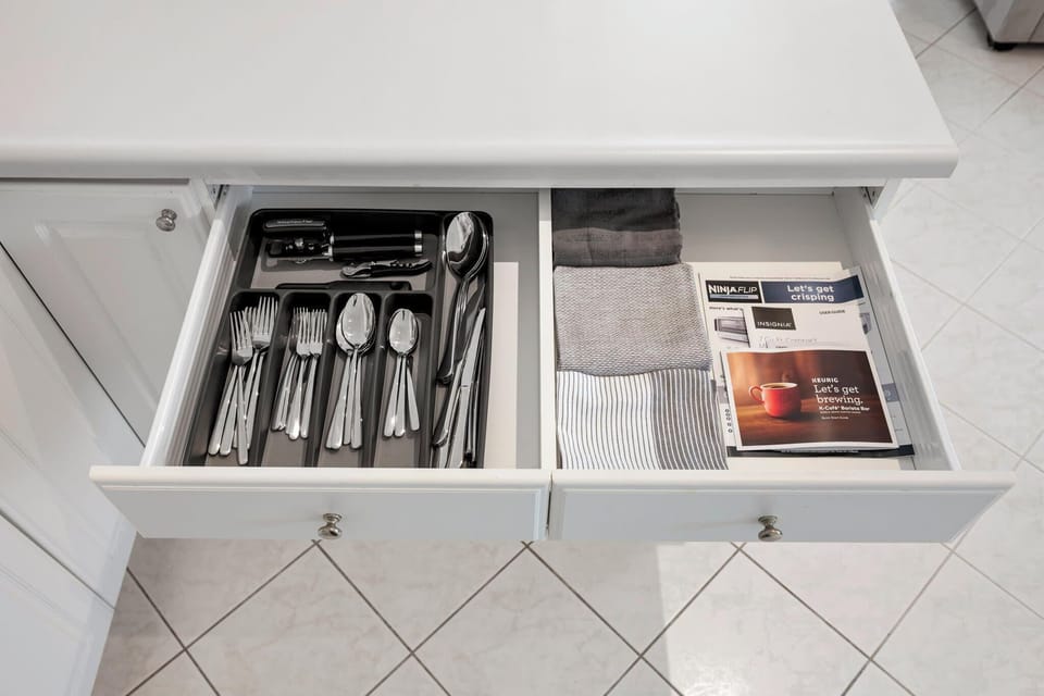 Modern kitchen with essential tools for effortless cooking