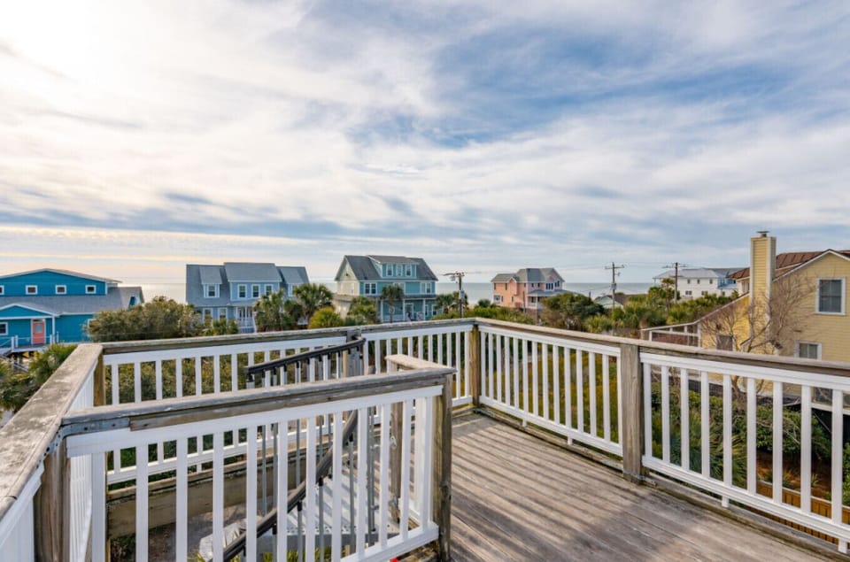 Ocean views and breezes from top deck