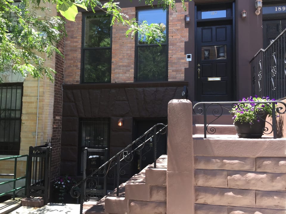 Enjoy our sunny, tree-lined street -- cafes and shops around the corner 