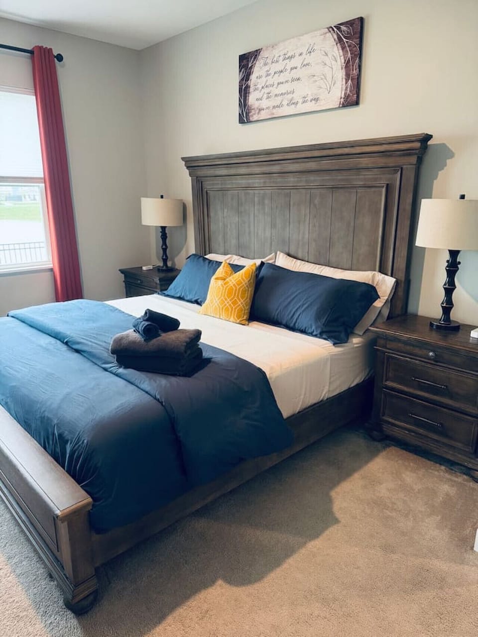 `Stayed there for a week with my wife. Awesome place, super fast replies from the hosts. Felt like home. I will choose it again when I come back to Indianapolis. Very safe and quiet neighborhood. Highly recommend it.`