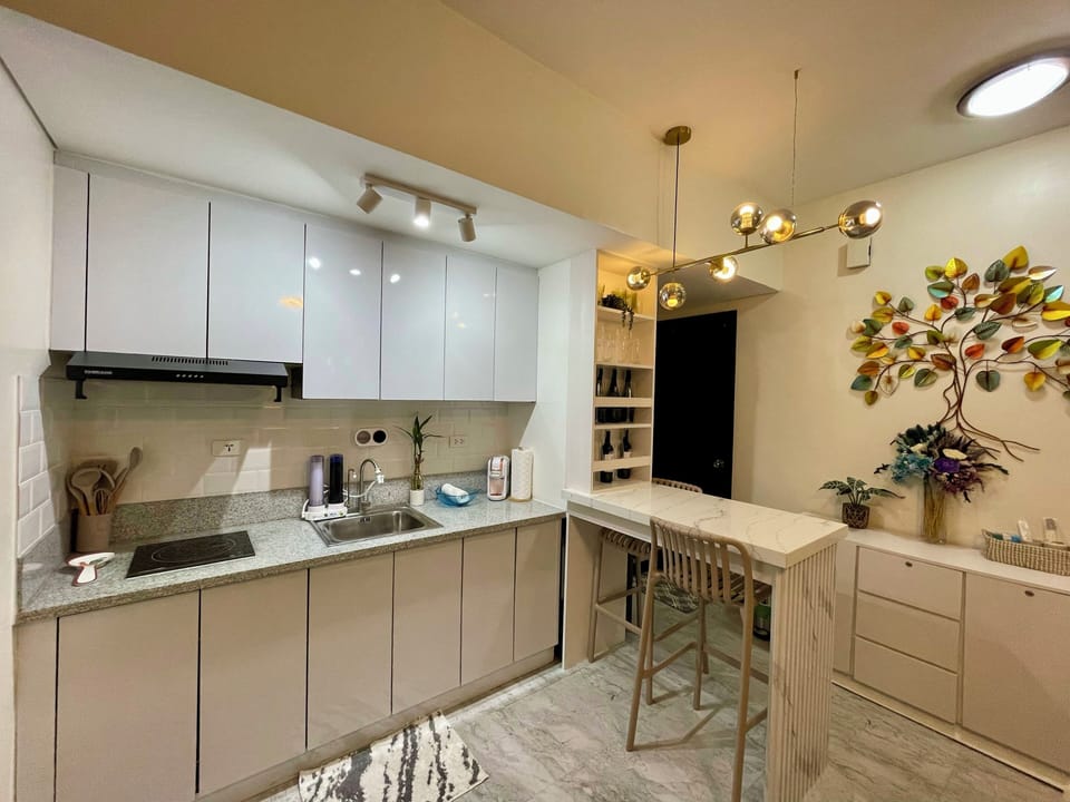 Kitchen with Induction Stove