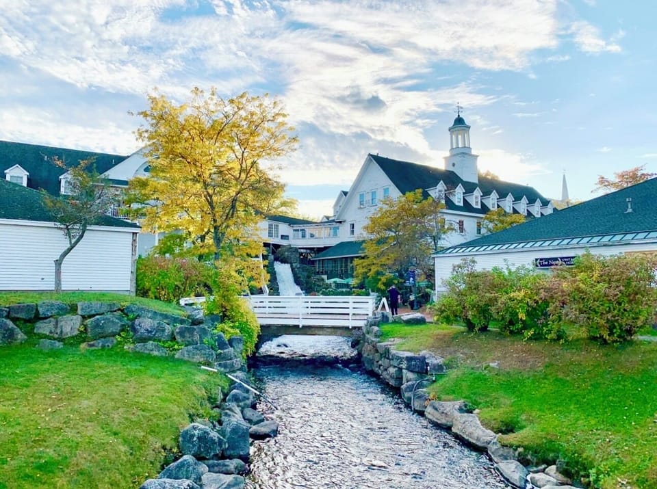 Shop and dine at the Mill in downtown Meredith. Just 8 minutes drive