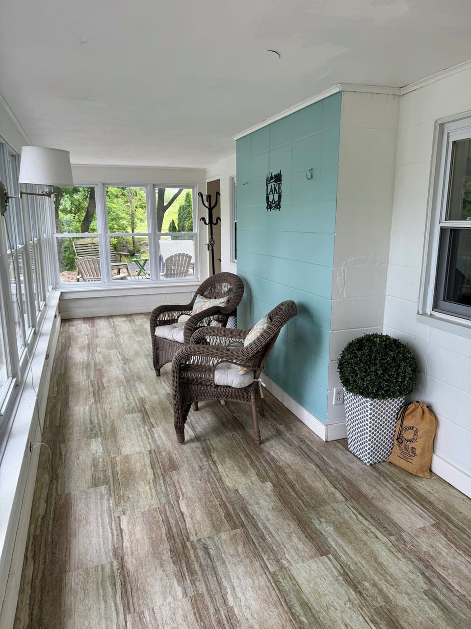 Sun Room inside lower entry door. 