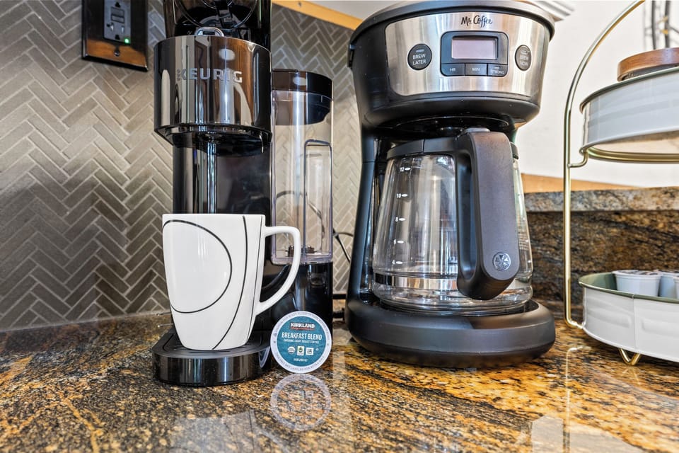 Enjoy a cup of coffee whether you're in the mood for drip or Keurig, we have you covered.