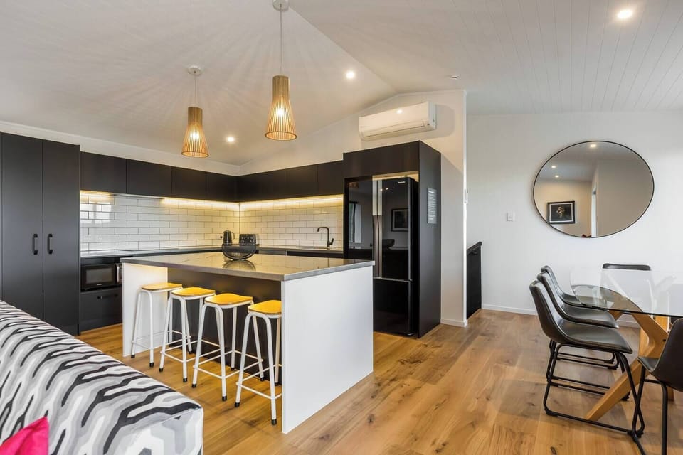 Modern kitchen, well equipped for meal preparation