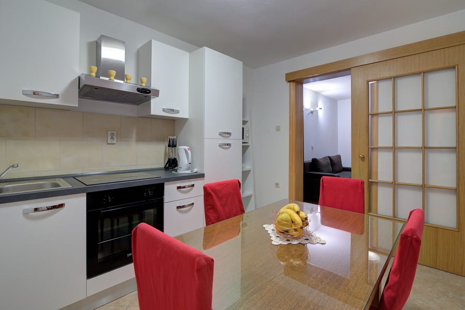 Kitchen and dining area