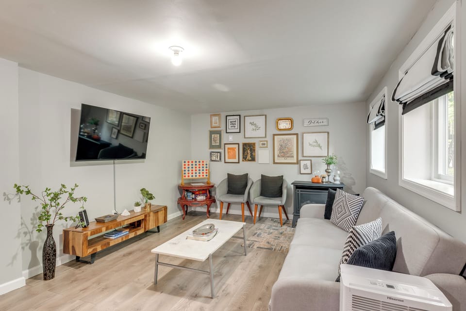 Tobyhanna Vacation Rental | 4BR | 1.5BA | 1,412 Sq Ft | Stairs Required