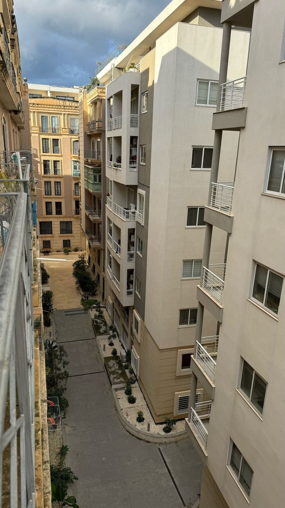 View from the balcony