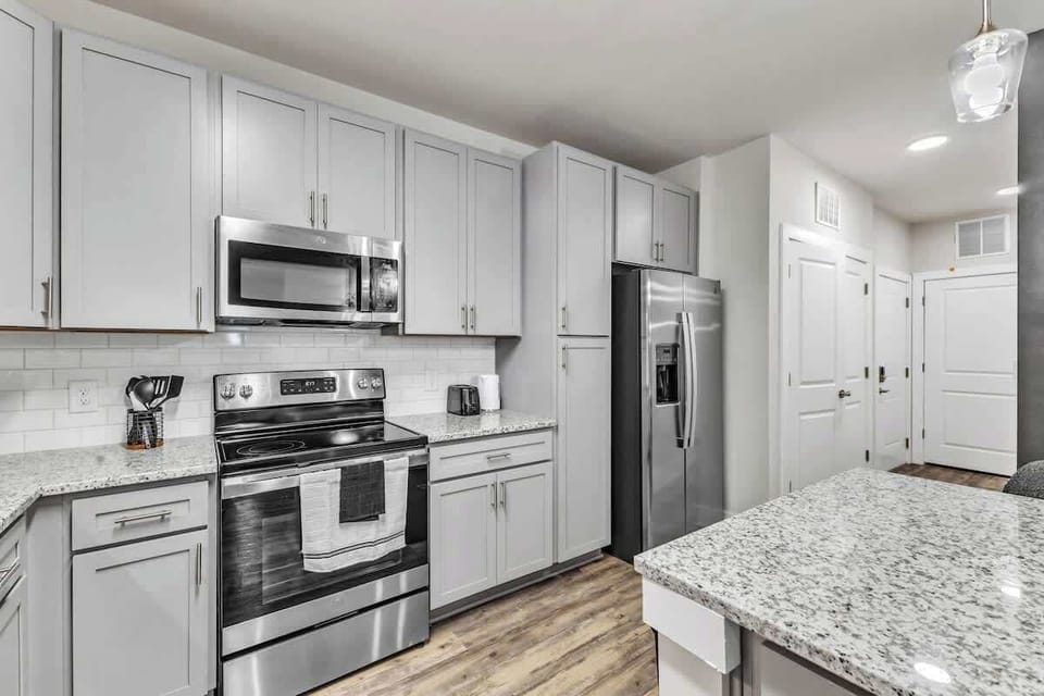With an open layout and modern appliances, cooking in this kitchen is as fun as it is functional, making every meal a delight.