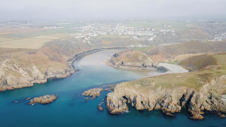 drone view of solva