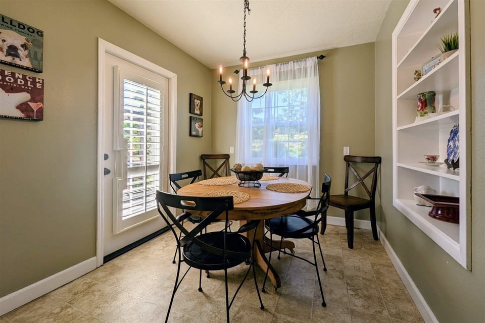 Dining table for six