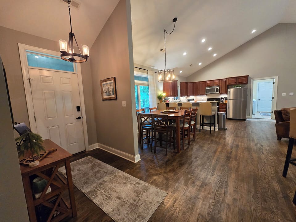 Front door opens directly to the great room