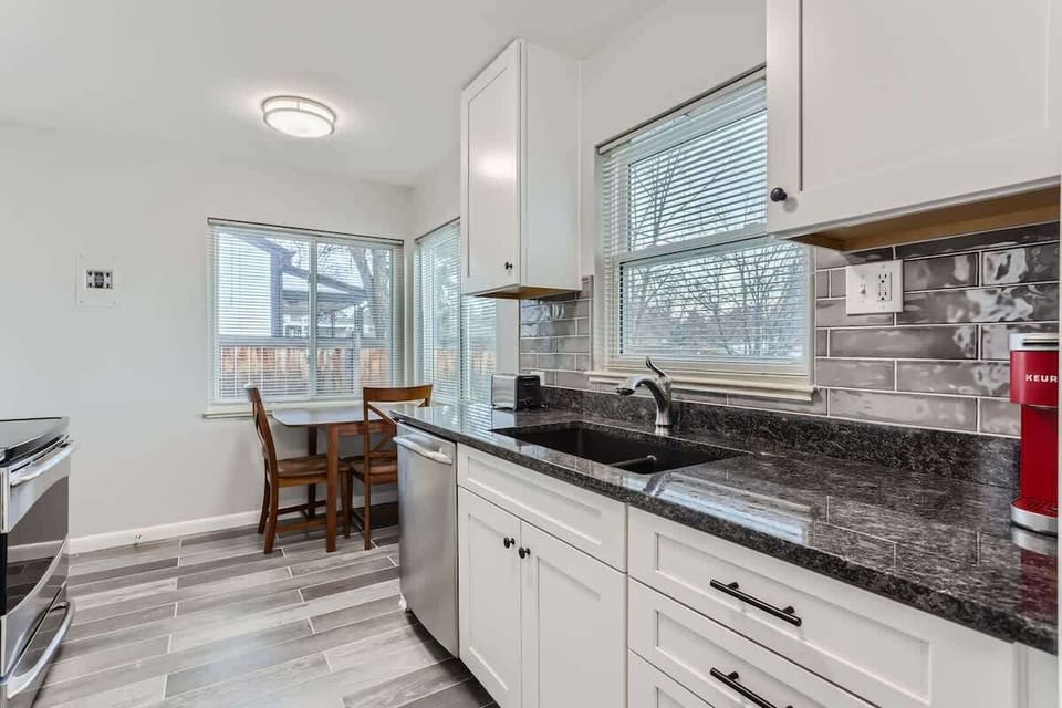 Kitchen with a View of the Backyard 