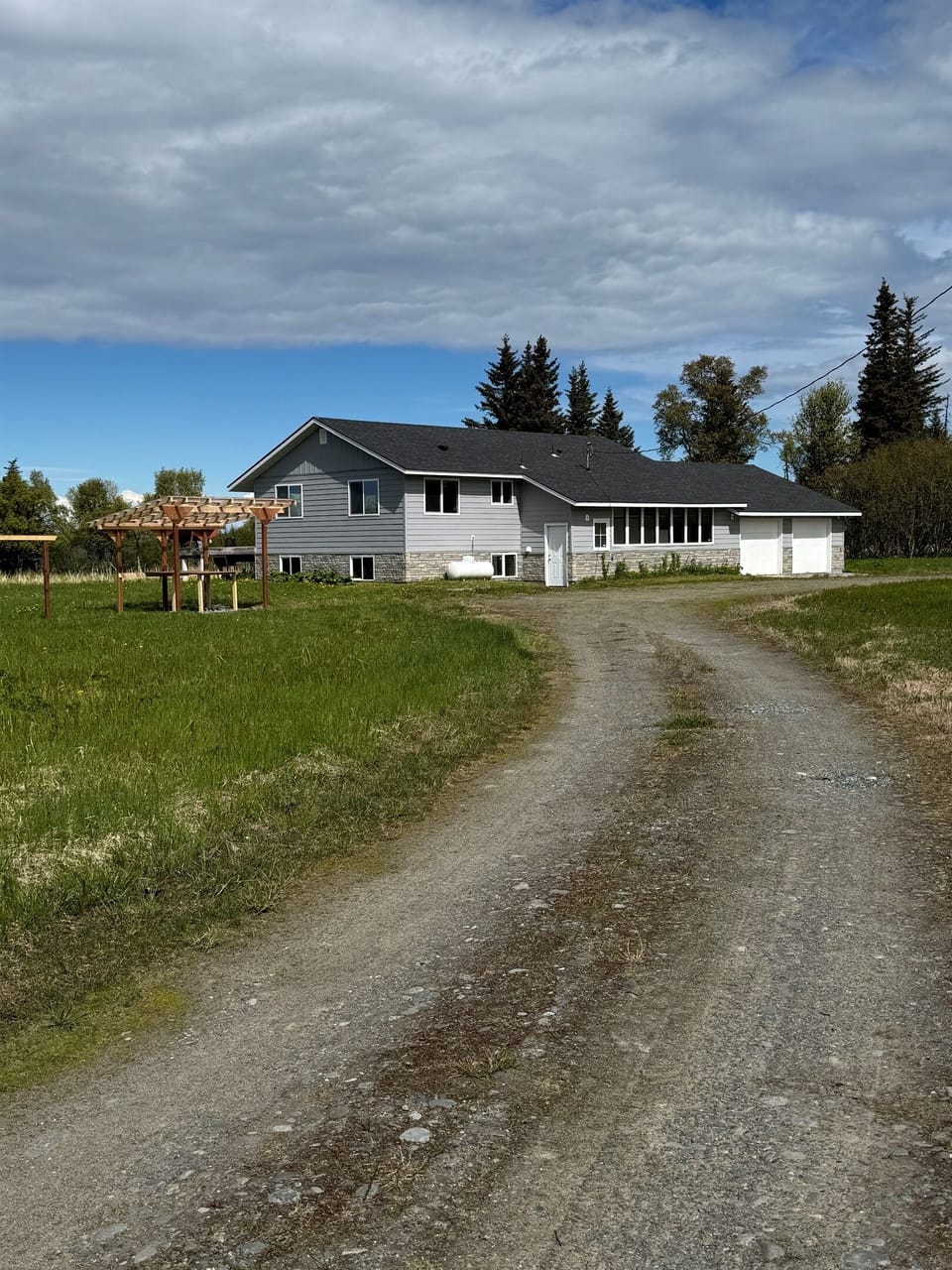 Front of House and Driveway