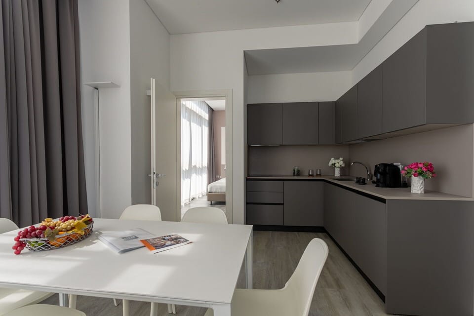 Kitchen, Living Room