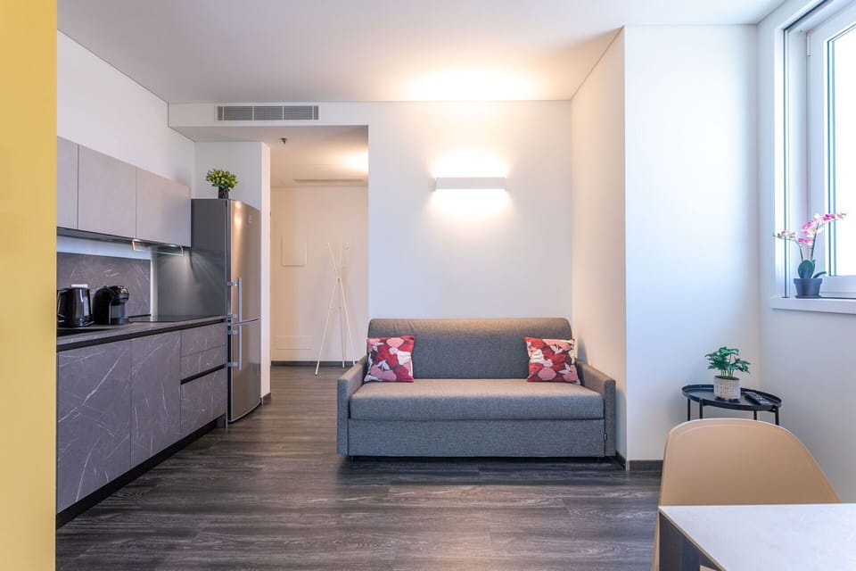Kitchen, Living Room