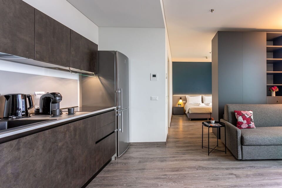 Kitchen, Living Room