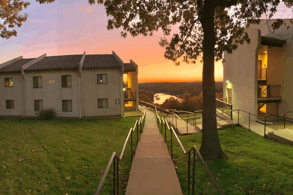 Wake up to peaceful lake views at this charming condo in the heart of Lake of the Ozarks.