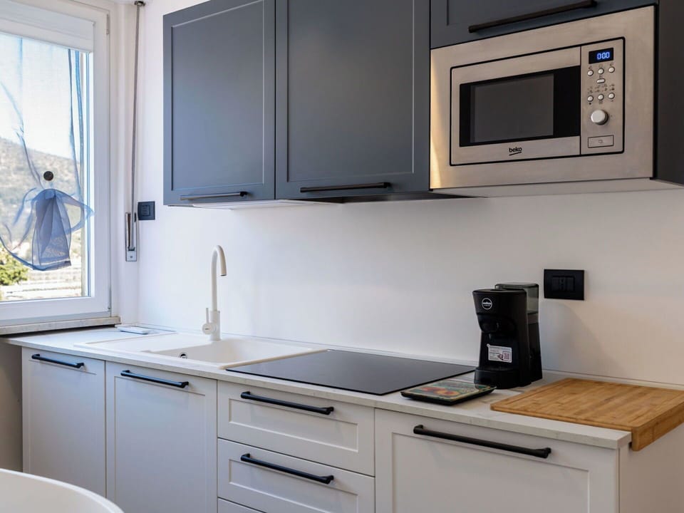 Kitchen, Kitchen Appliance, Countertop, Cabinetry, Major Appliance, Interior Design, Home Appliance, Kitchen Sink, Furniture, Tap