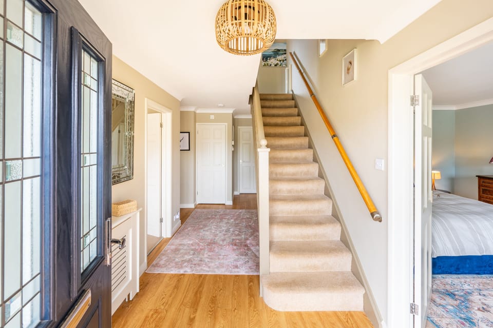 Ground floor: Entry through front door with easy access to first floor living areas