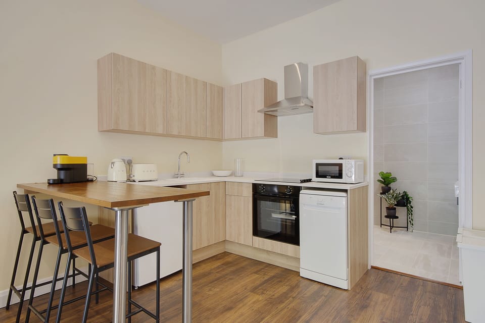 Open plan kitchen