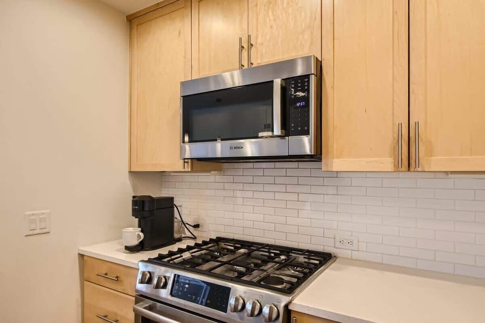 Stainless Steel Appliances and a Keurig for your Morning Coffee or Tea. 