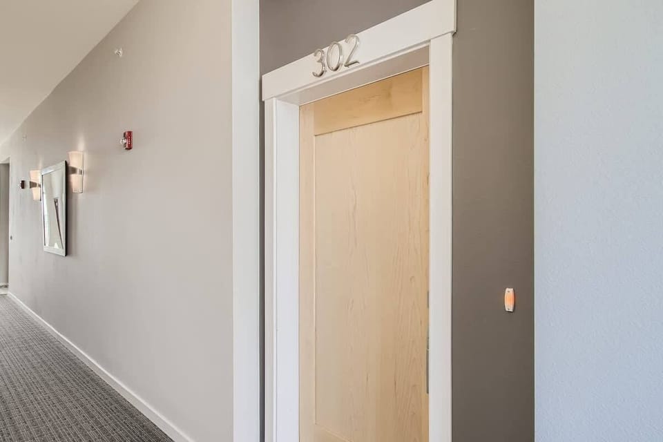 Front door to apartment