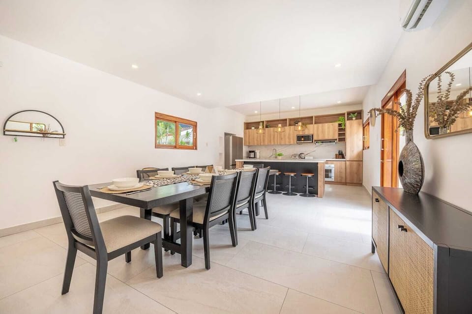 Dining area  ideal for family dinners or celebrations.