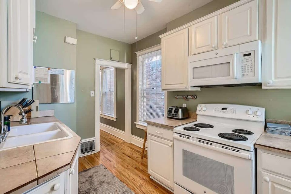 Kitchen Leading into the Dining Area 