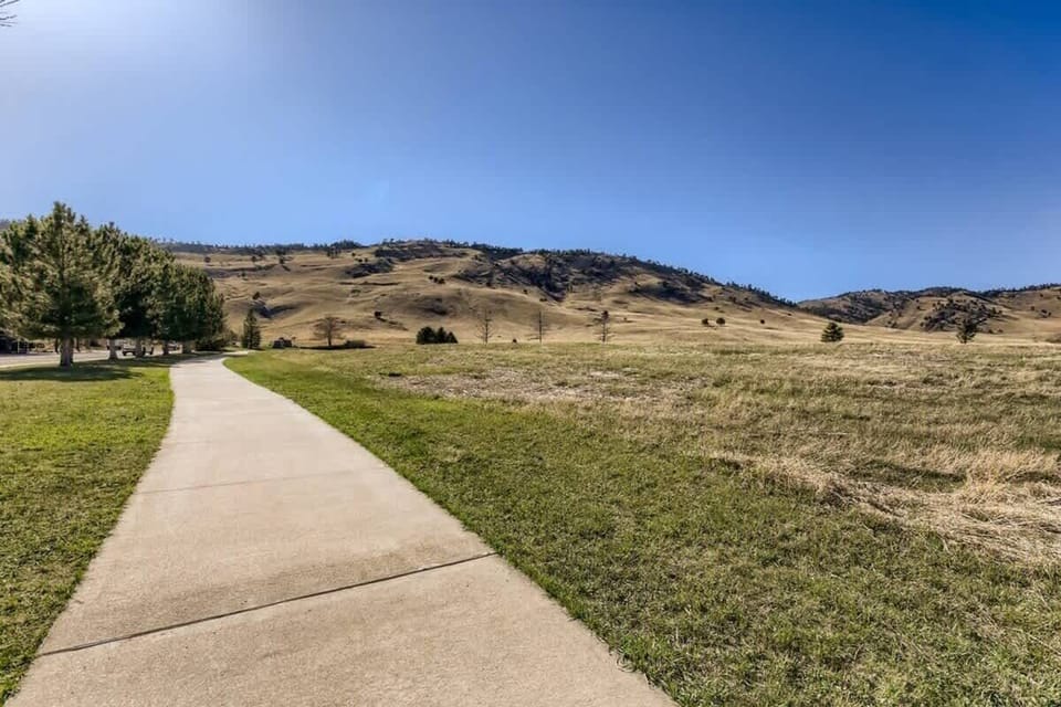 Open space trails right by the home 