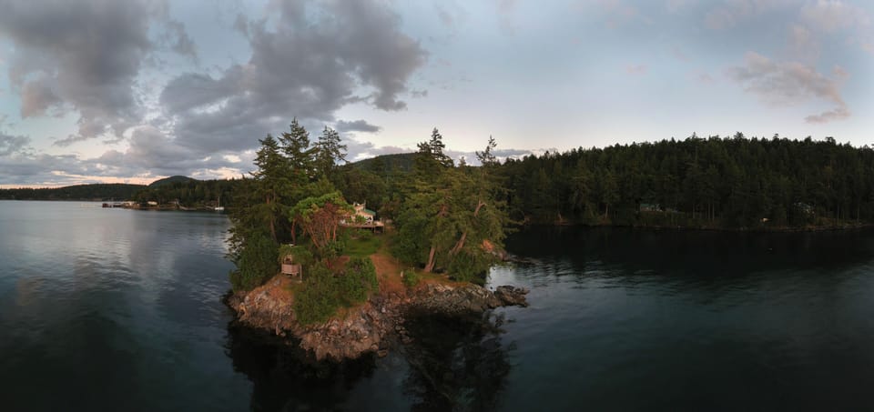 Drone view of Trevor Islett