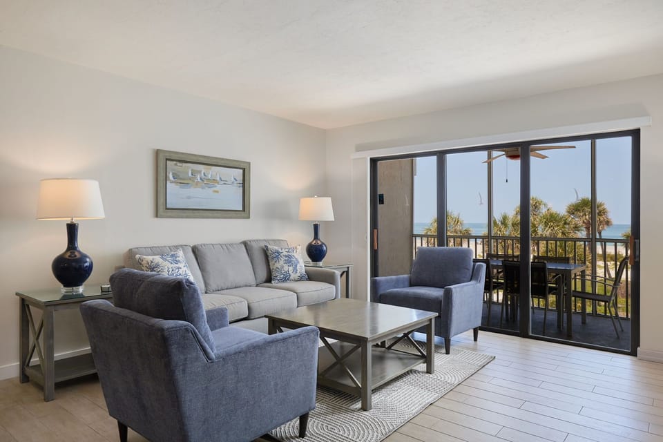 Living room with sleeper sofa