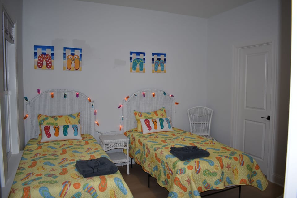 This fun flip flop style kids room will be perfect relaxation spot