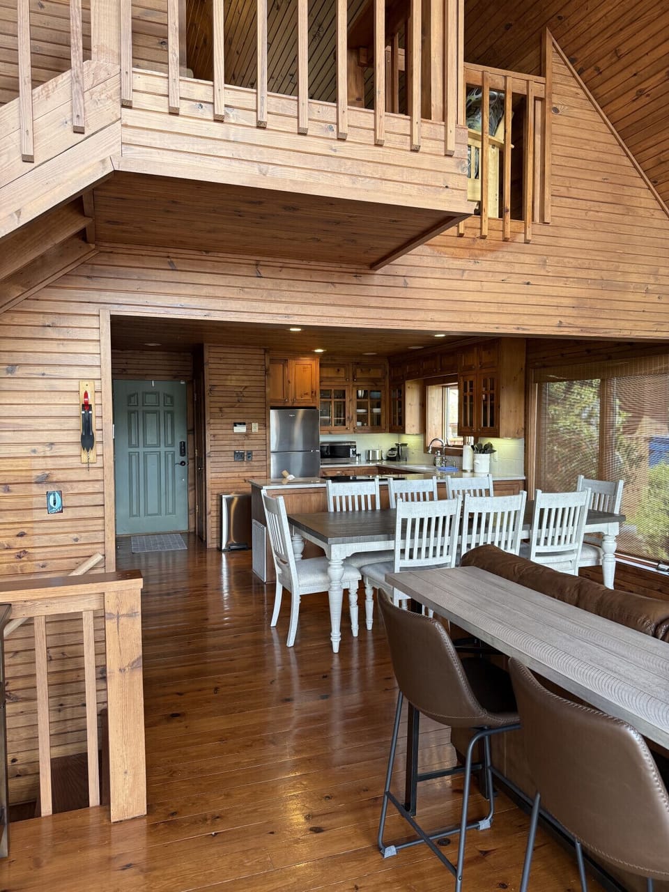 Living, dining and kitchen